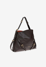 Givenchy Medium Voyou Leather Shoulder Bag Brown BB513 1B2AE-206