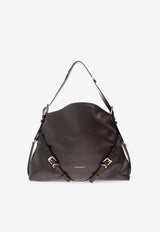 Givenchy Medium Voyou Leather Shoulder Bag Brown BB513 1B2AE-206
