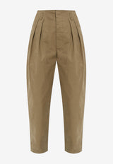 Moschino Logo Patch Chino Pants Green 252E A0303 5518-0426