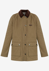 Moschino Field Jacket with Elbow Patches Brown 252E A0621 5518-2426