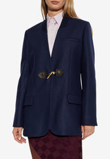Moschino Single-Breasted Blazer Navy 252E A0512 5512-0290