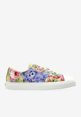 Moschino Floral Print Low-Top Sneakers Multicolor MA15053G1N MWA-99A