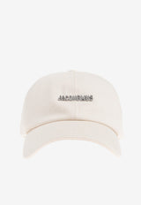 Jacquemus Gadjo Logo Baseball Cap Cream ACU00670 AW00092-110