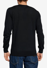 Dolce & Gabbana DG Logo Wool Sweater Black GXX02T JDVBV-N0000