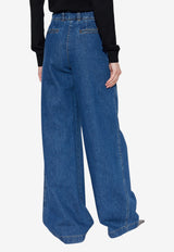 Dolce & Gabbana Wide-Leg Washed Jeans Blue FTDB9D G8NR2-S9001