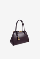 Dolce & Gabbana Medium Marlene Everyday Leather Handbag Burgundy BB7734 A3G19-8M073