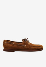 Gianvito Rossi Vandee Suede Leather Loafers Brown G25367 10GOM-S4CTECU