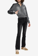 Adidas Originals Logo Patch Flared Jeans Black KE9802 0-BLACK