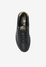 Balmain B-Court Leather Sneakers Black FN1VI752 LNSS-EAD