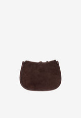 Etro Small Suede Pony Shoulder Bag Brown WP1C0021 AP341-M0406