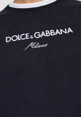 Dolce & Gabbana Embroidered Logo Sweatshirt Navy G9BQBZ HU7O6-B0665