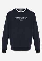 Dolce & Gabbana Embroidered Logo Sweatshirt Navy G9BQBZ HU7O6-B0665