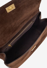 Dolce & Gabbana My Sicily Suede Top Handle Bag Brown BB7814 BO903-8M157
