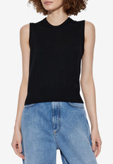 Dolce & Gabbana Cashmere Knit Top Black FXT61Z JDVC2-N0000