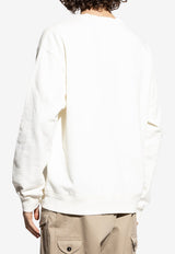 Dolce & Gabbana Graphic Print Sweatshirt White G9AHSZ G7PHH-A4567