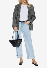 Dolce & Gabbana Logo Plaque Straight-Leg Jeans Light Blue FTDCFD G8NQ9-S9001