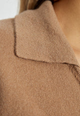 Dolce & Gabbana Cashmere Wrap Sweater Beige FXVB4T JBW0Q-M0172
