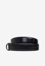 Dolce & Gabbana DG Logo Leather Belt Black BE1663 AV956-80999
