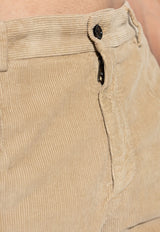 Dolce & Gabbana Straight-Leg Corduroy Pants Beige GP03JT G8NN7-M0131