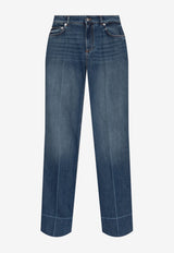 Dolce & Gabbana Straight-Leg Faded Jeans Blue FTC8CD G8NC6-S9001