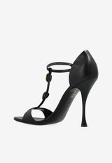 Dolce & Gabbana Keira 105 Goatskin Sandals with Charms Black CR1905 AO033-80999
