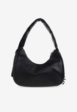 GANNI Medium Hobo Bag with Laces Black A7295 5894-099