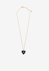 Dolce & Gabbana DG Heart Pendant Necklace Gold WNR6I1 W1111-ZOO00