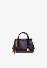 Dolce & Gabbana Mini Marlene Day Top Handle Bag Burgundy BB7744 A3G19-8M073