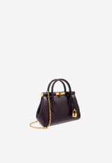 Dolce & Gabbana Mini Marlene Day Top Handle Bag Burgundy BB7744 A3G19-8M073