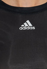 Adidas Originals Logo Crewneck T-shirt Black KE9795 0-BLACK