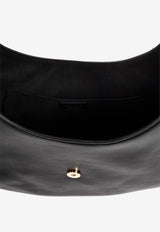GANNI Small Kat Leather Shoulder Bag Black A6998 5971-099