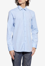 Etro Paisley Jacquard Long-Sleeved Shirt Light Blue MRIB0002 99TR579-B0665