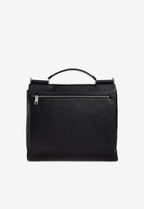 Dolce & Gabbana Sicily Calfskin Briefcase Black BM2447 BG065-80999
