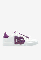 Dolce & Gabbana Portofino Calfskin Sneakers White CK2341 AI411-8S534