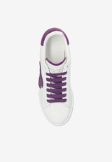 Dolce & Gabbana Portofino Calfskin Sneakers White CK2341 AI411-8S534