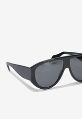 PINKO Logo Aviator Sunglasses Gray 106773A2NNZI2_0eb0f8bf-d8e9-4fff-8c1f-e9043b8adb06