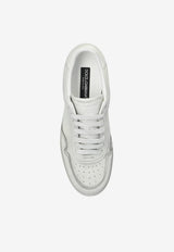 Dolce & Gabbana Portofino Calfskin Vintage Sneakers White CS2378 AW467-80001