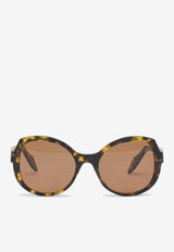 PINKO Oversized Round-Frame Sunglasses Brown 106772A2NNM35_6503d5ca-de8a-4090-814e-d38b51bc36a8