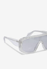 PINKO Embellished Aviator Sunglasses Gray 105316A2NUK41_a23680c1-9716-4b31-9d5d-101c36c41793