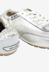 Lewis Low-Top Metallic Sneakers