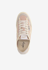 Autry Windscape Low-Top Canvas Sneakers Beige SCLWCQ_01