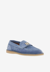 Suede Loafers with DG-Logo