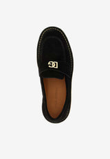 Suede Loafers with DG-Logo