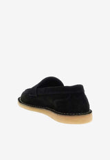 Suede Loafers with DG-Logo