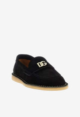 Suede Loafers with DG-Logo