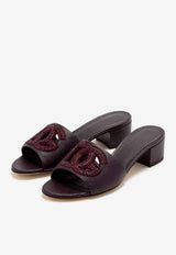 40 Mules in Dauphine Calfskin and Rhinestones