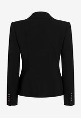 Single-Breasted Wool Jacket