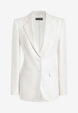 Single-Breasted Cashmere Jacket