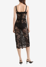 Cordonetto Lace Midi Dress