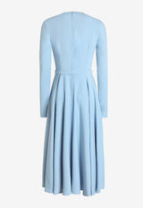 Structured Cady Midi Dress